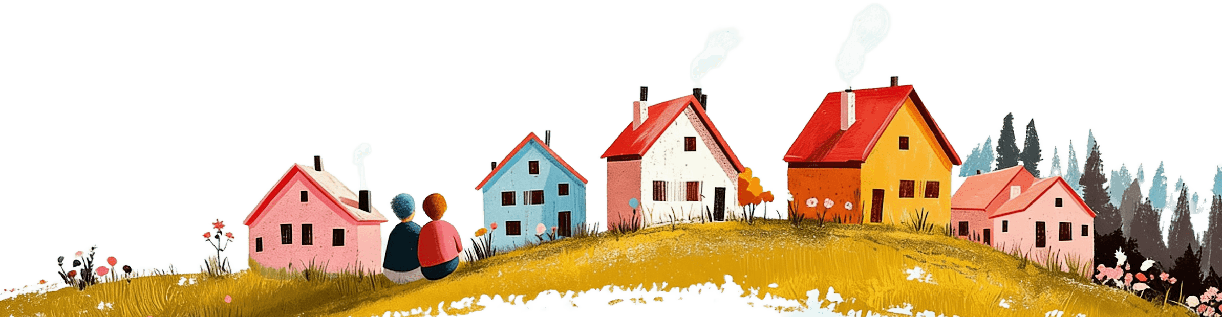 Tranquil rural scene