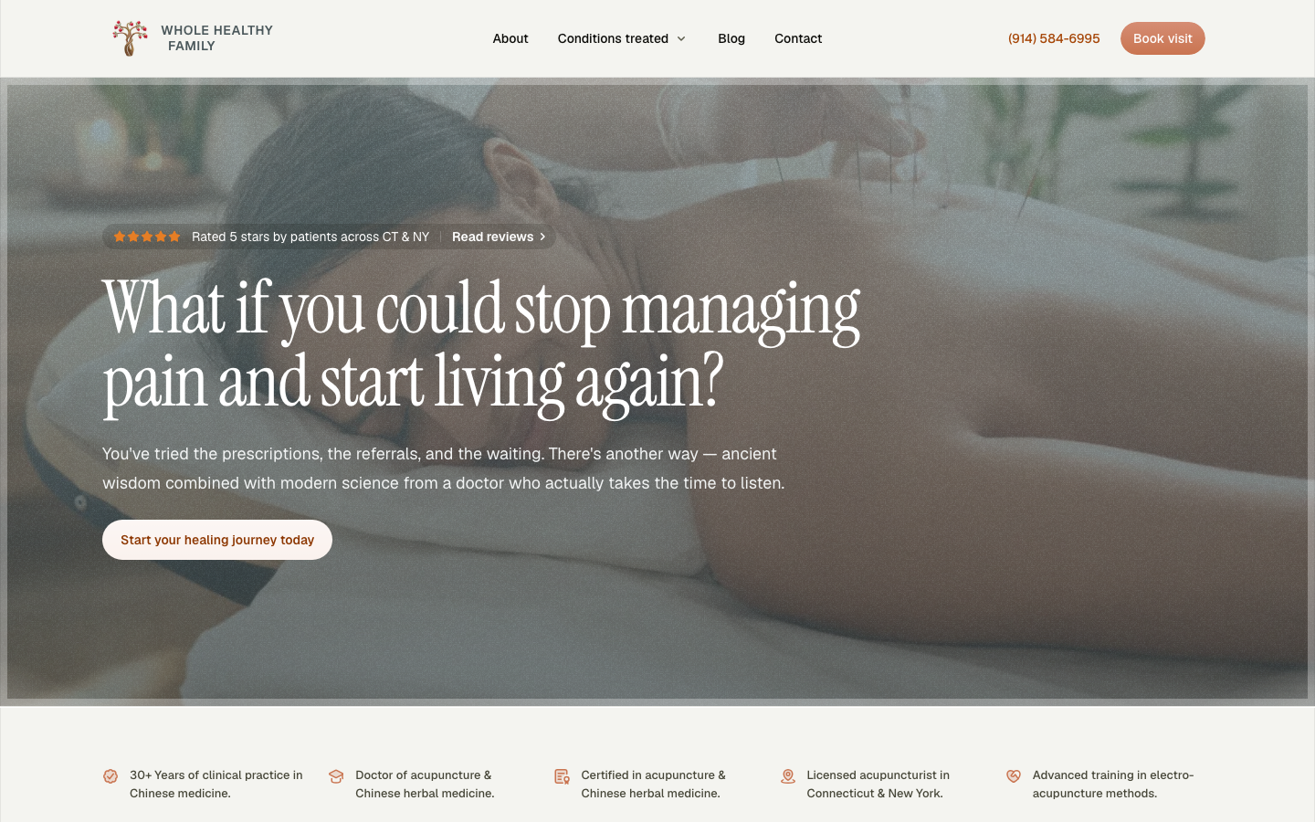 Whole Healthy Family website